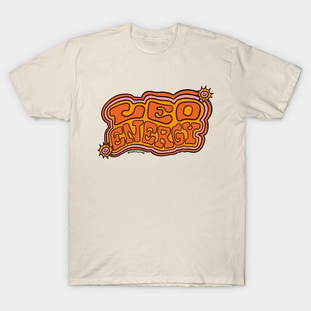 Leo Energy T-Shirt by Doodle by Meg